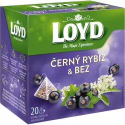  Loyd Tea piramis fekete ribizli + bodza 40g
