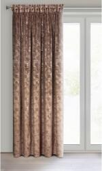 Eurofirany Függöny TULIA 135 x 270 cm csík Eurofirany barna (431700)