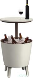 Keter Masa cu frapiera Keter Alb-Maro COOL BAR 17186745 (KT205502)