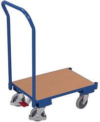 Cordes Euro platformos kocsi fogantyúval, 250 kg-ig, 74 x 41, 5 x 100 cm, kék