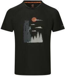 Dare 2b Tech II Tee férfi póló XL / fekete/szürke