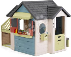 Smoby Căsuță restaurant cu bucătărie de vară Chef House Life Smoby extensibilă cu filtru UV pentru 24 luni (SM810307-R) Casuta pentru copii