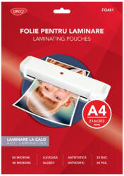 Daco Folie laminare la cald A4 DACO FO481, 80 microni, 25 buc/top (FO481)