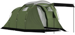 Outsunny Cort de camping pentru 3-4 persoane stabil 3000mm impermeabil cort de familie cu cameră de dormit antreu zonă de zi Verde | Aosom Romania (A20-580V00GN) Cort