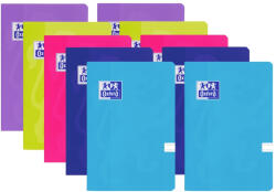 OXFORD Set 10 caiete Oxford A5, 48 file, hartie Optik 90 g/mp, dictando, Motiv campus (400192292-10BUC)