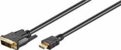 Goobay Cablu Goodbay HDMI/DVI-D T-T DVI-D (18+1) tata 3m (51581)
