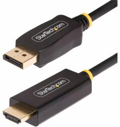 StarTech DisplayPort HDMI Összekötő Fekete 1m 1M-DP-HDMI-4K60-HDR (1M-DP-HDMI-4K60-HDR)