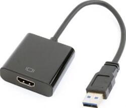Gembird adaptor USB 3.0 - HDMI female, 15 cm negru