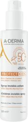 A-DERMA Protect Kids átlátszó spray, SPF 50+ 200 ml