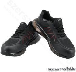 TOYA PILSEN S1PL S. Munkavédelmi cipő, 45-ös (Fekete/Piros) (YT-805956) (YT-805956)