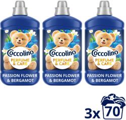 Coccolino Passion Flower & Bergamot 3×1, 610 l (70 mosás) (3x8720181930560)
