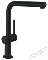 Hansgrohe Talis m54 konyhai csaptelep, 270 mm, 1 fúvóka, kihúzható L-kifolyó, matt fekete felület