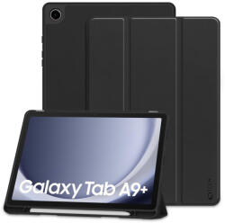 Tech-Protect Sc Pen Samsung Galaxy Tab A9+ oldalra nyíló, kitámasztható mappa tok ceruza tartóval, fekete - coolmobile