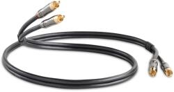 QED Cablu audio QED - Performance Audio, 2x RCA/2x RCA M/M, 3m, negru (QE6102)