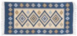 Multidecor Двулицев ориенталски килим KILIM 80x150 см син/бежов (MU0019)
