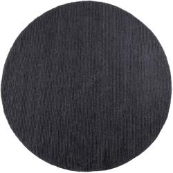 Multidecor Естествен кръгъл килим fir wool 160 см, 2600 г/м2, антрацит (mu0144)