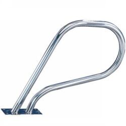  Medence korlát, AISI316, FX-03 SPA, 810 x 569 mm, ezüst, rozsdamentes acél, polírozott, karimás rögzítés, 1 db/csomag (AS-119003)
