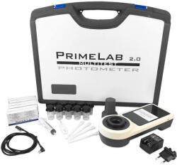  PrimeLab 2.0 Multitest photometer digitális vízelemző magán, közületi medencékhez, Starter Kit (AS-147003)