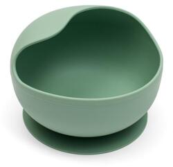 NEW BABY Bol pentru copii din silicon cu ventuză New Baby verde (CAR-56989) Set pentru masa bebelusi