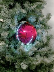  EUROPALMS LED Snowball 8cm, pink 5x (83501238)