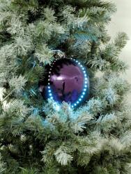  EUROPALMS LED Snowball 8cm, purple 5x (83501240)