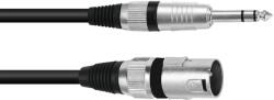 Omnitronic Adapter Cable XLR(M)/Jack stereo 0.2m bk (3022075E)