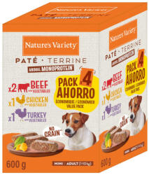 Nature's Variety 16x150g Nature's Variety Original Paté No Grain Mini nedves kutyatáp