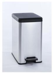 Keter Coș de gunoi cu pedală, 25 l, CURVER "Slim Bin", negru-argintiu Cos de gunoi