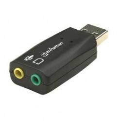 Ic intracom Manhattan sound card 3d virtual 5.1 to usb 2 - mallbg Звукови карти