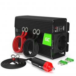 Green Cell Инвертор green cell, 12/220v, dc/ac, 500w/1000w, Модифицирана синусоида - ggbox