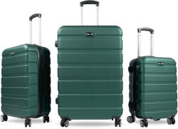 AGA Travel Sada cestovních kufrů MR4650 Zelená (MR4650- Dark Green) Valiza