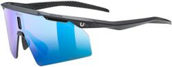 uvex ochelari uvex ultimate pace ultra cv, black matt/mirror blue