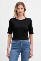 BOSS tricou basic pentru femei, cu amestec de mătase Evyta PPY2-TSD1HA_99X (50561508)