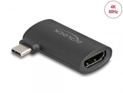 Delock Adaptor USB type C la HDMI 4K60Hz T-M unghi 90 grade, Delock 64289 (64289)