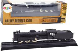 LEAN Toys Fekete mozdony modell 1: 48 (18923)
