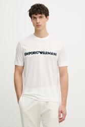 Giorgio Armani t-shirt férfi lyocellel - bézs XXL