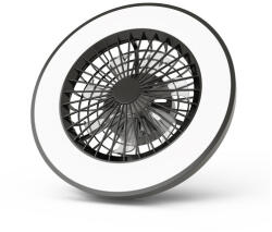 Avide LED mennyezeti lámpa és ventilátor 2x24W fekete Whitney AFCLCCT-48W-15W-WHB (AFCLCCT-48W-15W-WHB)
