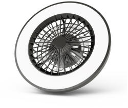 Avide LED mennyezeti lámpa és ventilátor 2x24W fekete Wanda AFCLCCT-48W-15W-WAB (AFCLCCT-48W-15W-WAB)