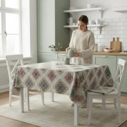 Pucioasa Fata de masa teflonata, rotunda, diametru 180 cm, Geometric multicolor Fata de masa