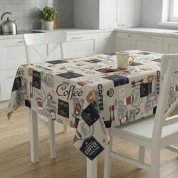 Pucioasa Fata de masa teflonata, rotunda, diametru 140cm, Cafea V4 Fata de masa