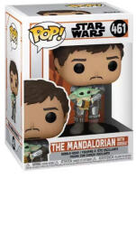 Funko POP! Star Wars: The Mandalorian - Mando Holding Child figura Figurina