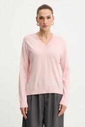 Max Mara gyapjú pulóver FIOCCHI - rózsaszín XS