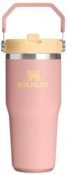 STANLEY Прасковен термос от неръждаема стомана 410 ml IceFlow Flip Straw 2.0 Tumbler Peach Rose - Stanley (100000116280)