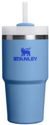 STANLEY Син термос със сламка от неръждаема стомана 600 ml Quencher H2. O FlowState Tumbler Blue Sky - Stanley (100000146127)