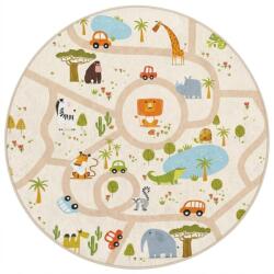 Mila Home Детско килимче за игра подходящо за пране ø120 cm Savana Ride - Mila Home (HKC-YuvHali-327-120x120)