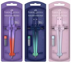 Faber-Castell Körző készlet Faber-Castell precíziós gyorsállítás + hegy, Flow Edition