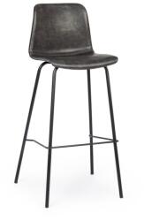 Bizzotto Тъмносив та ициран бар стол (височина на седалката 75 cm) Kyra - Bizzotto (0734310)