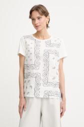 Weekend Max Mara T-shirt női pamut GENIO - fehér S
