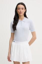 Lacoste póló női pamuttal - kék 40