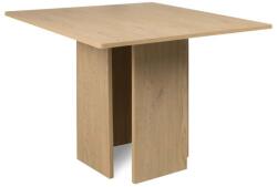  Masă de dining Gasper 100 cm, pătrată, stejar Cremona Torro